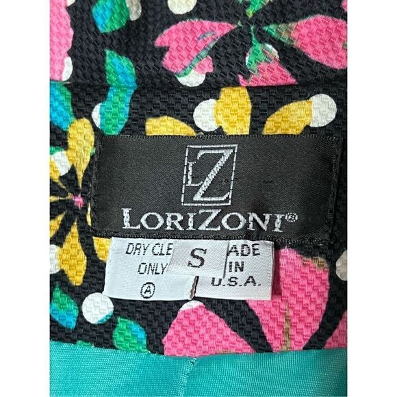 Lorizoni Embellished Long Sleeve Floral Jacket Size Small - Picture 4 of 4